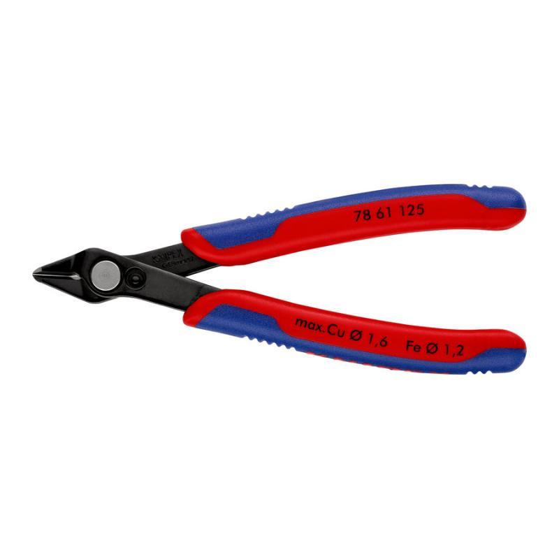 KNIPEX 78 61 125 Electronic Super Knips® con impugnature multicomponente brunita 125 mm