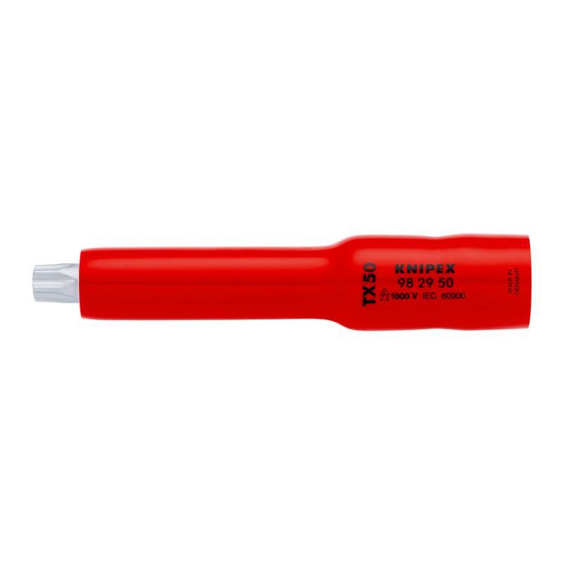 KNIPEX 98 29 50 Chiave a bussola (doppio esagono) per TX50 117 mm