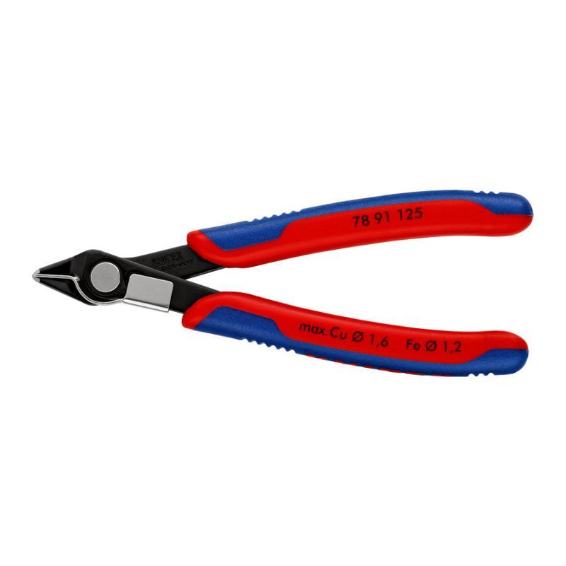 KNIPEX 78 91 125 Electronic Super Knips® con impugnature multicomponente brunita 125 mm