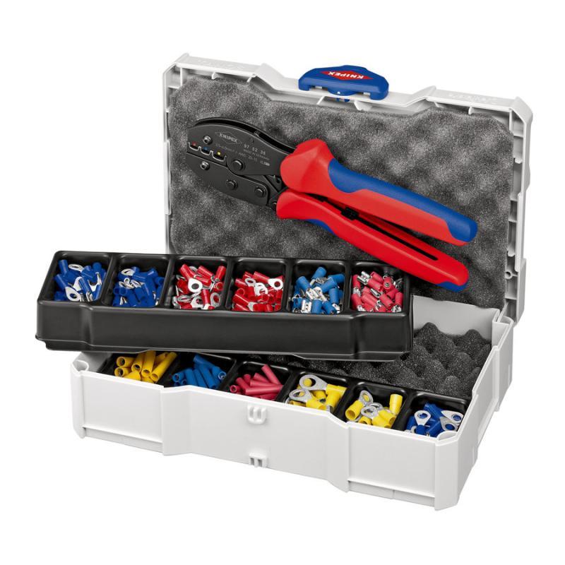 KNIPEX 97 90 21 Assortimento di capicorda per terminali 13 pezzi 265 mm