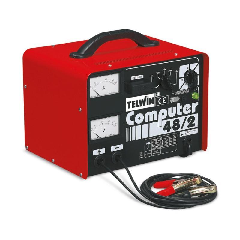 Caricabatterie Professionale 230V TELWIN Computer 48/2 Multitensione 6-48V