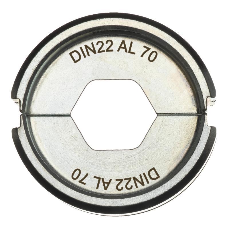 Matrice Din Alluminio - Milwaukee — MATRICE DIN22 AL 70