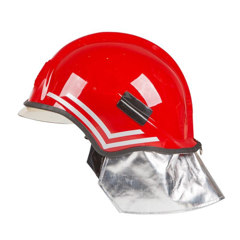 UFO Casco Elmetto Per Operatore Antincendio Con Visiera e Bande Rifrangenti