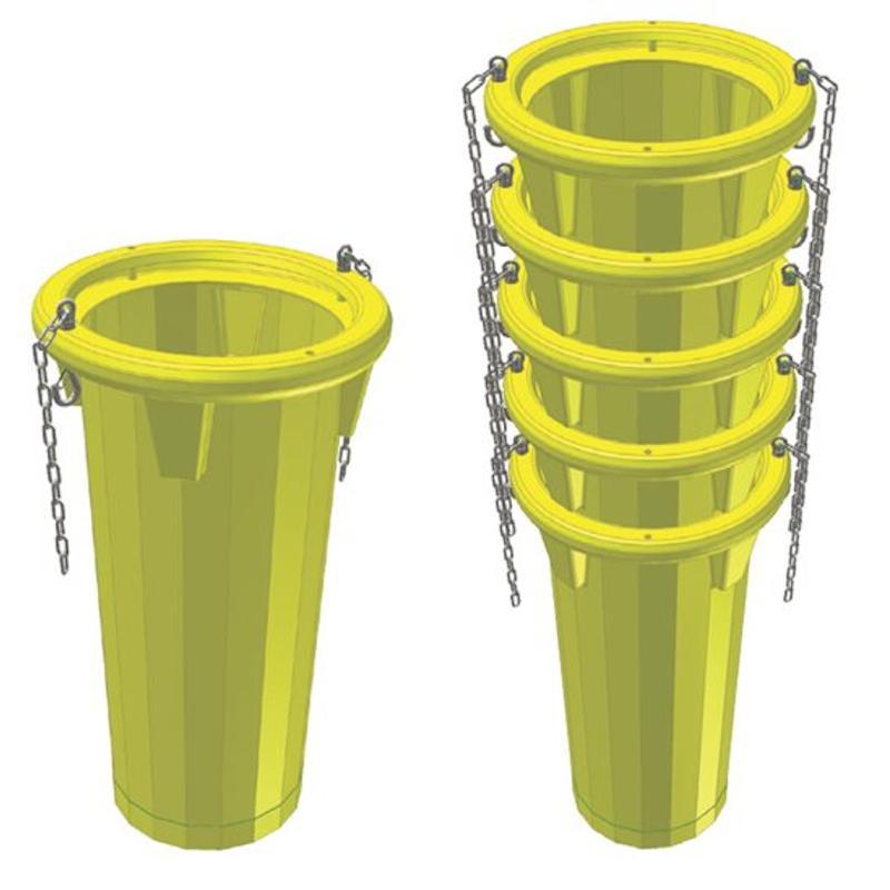 Scarica Detriti In Plastica Con Catene Componibili