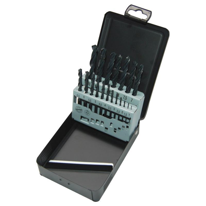 Punte Per Metallo Forgiate In Hss R Din 338 - Milwaukee — CASSETTA PUNTE HSS-R 19 Pz ( Ø da 1 a 10 con incremen