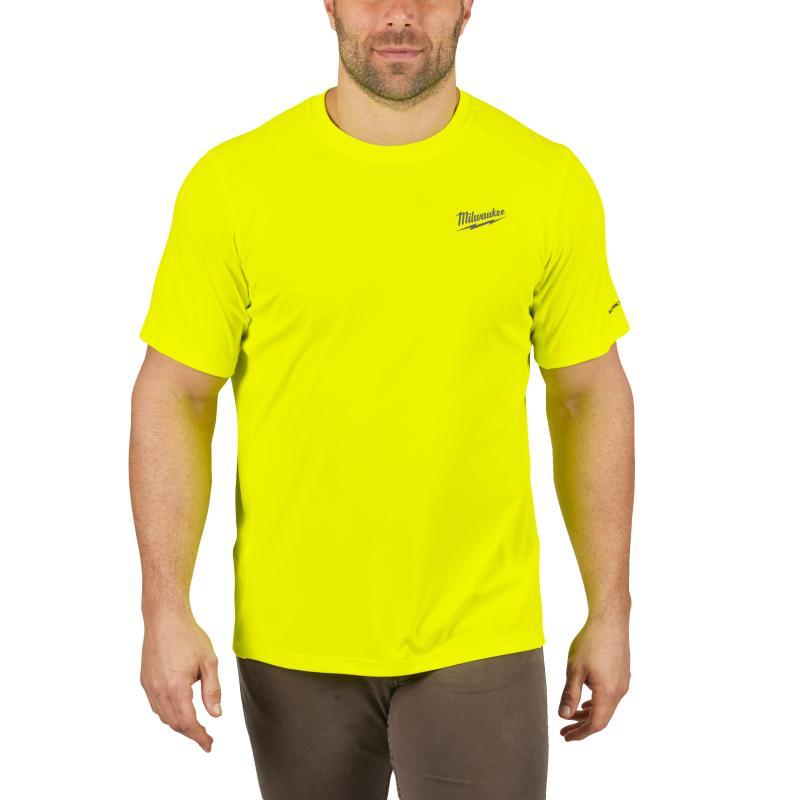 Maglietta Da Prestazione Workskin A Maniche Corte Per Clima Caldo - Milwaukee — WWSSYL-XXL T-SHIRT MAN. COR. WARM GIA.