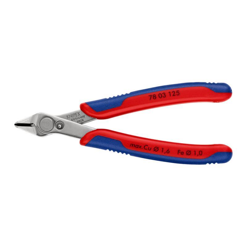 KNIPEX 78 03 125 Electronic Super Knips® con impugnature multicomponente 125 mm