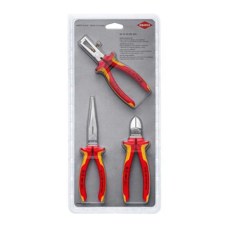 KNIPEX 00 31 30 BK V03 Assortimento elettrico in blister