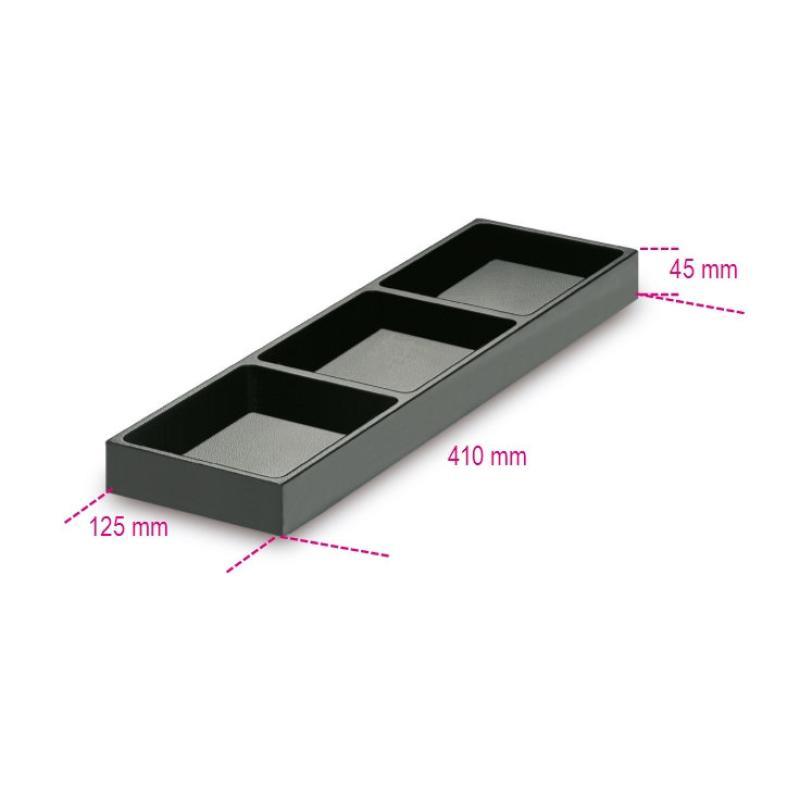 Termoformato Rigido In Abs Con 3 Vaschette Portaminuterie Per Cassettiera C04Tss-7 - C45Pro 2.0 C38 Beta — VP-3SC