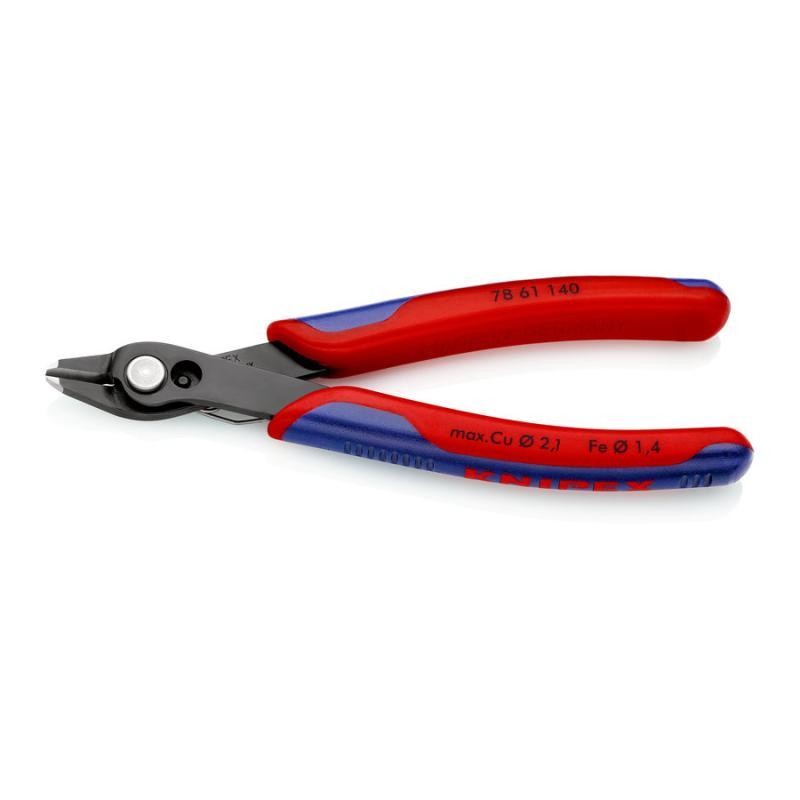 KNIPEX 78 61 140 SB Electronic Super Knips® XL con impugnature multicomponente brunita 140 mm in confezione Self-service