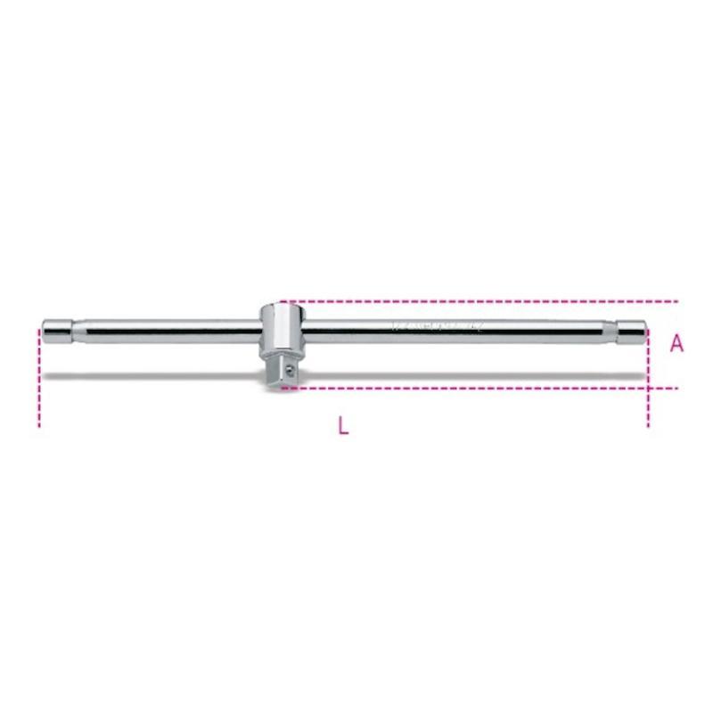 Quadro Maschio 1/2" Con Spina Scorrevole Cromato 920/42 Beta 009200854