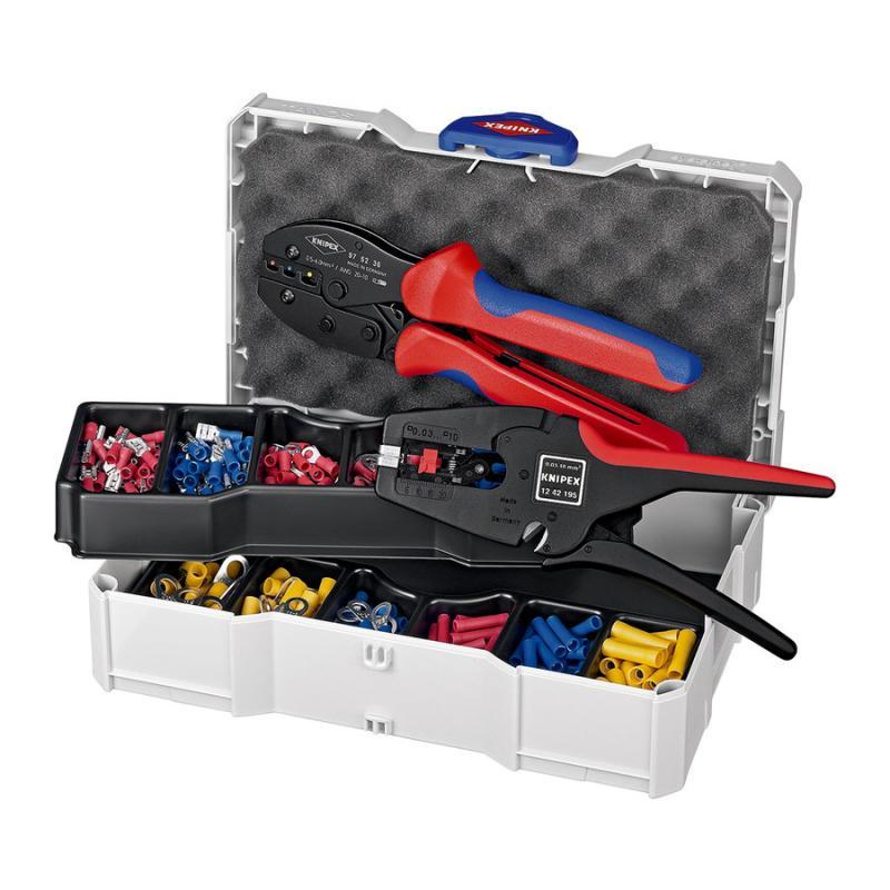 KNIPEX 97 90 22 Assortimento di capicorda per terminali 14 pezzi 265 mm