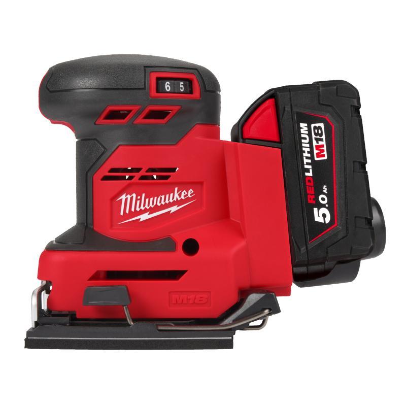Levigatrice Quadrata 1/4 Di Foglio 18 Volt - M18 Bqss-502B - Milwaukee 4933479967
