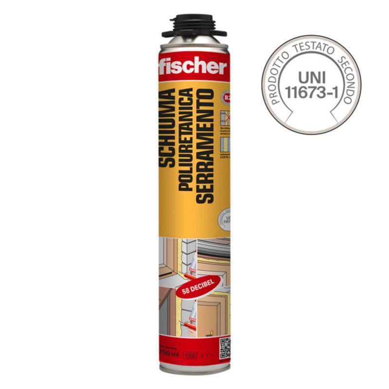 FISCHER PUP W 750 Schiuma Poliuretanica Serramento Utilizzo Con Pistola