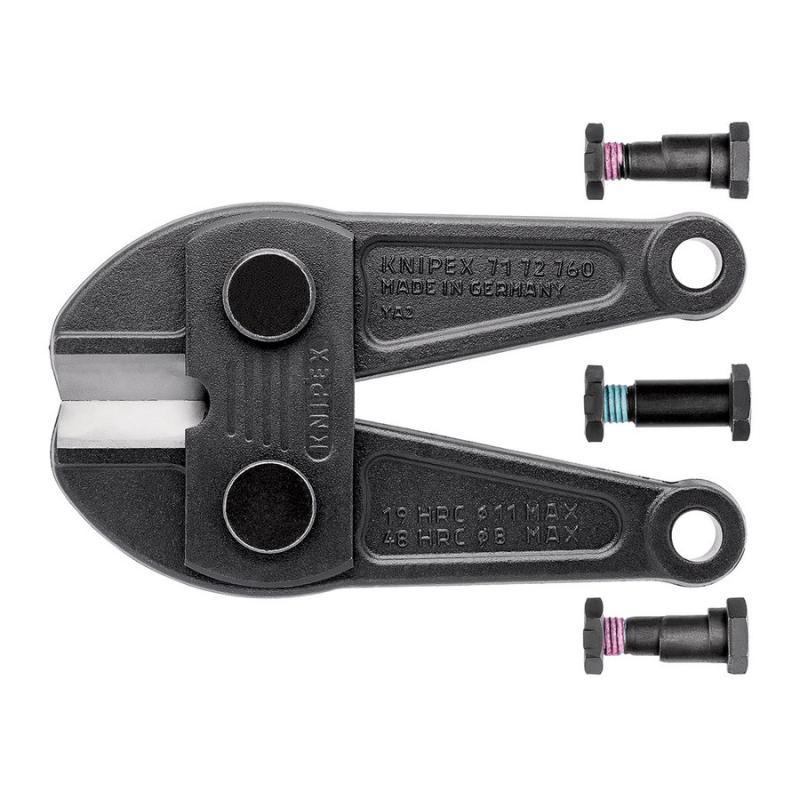 KNIPEX 71 79 760 Testa di ricambio per 71 72 760 completa di viti
