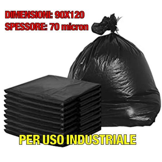 Sacchi Neri Immondizia Varie Misure — 90x120 (Kg) 70micron