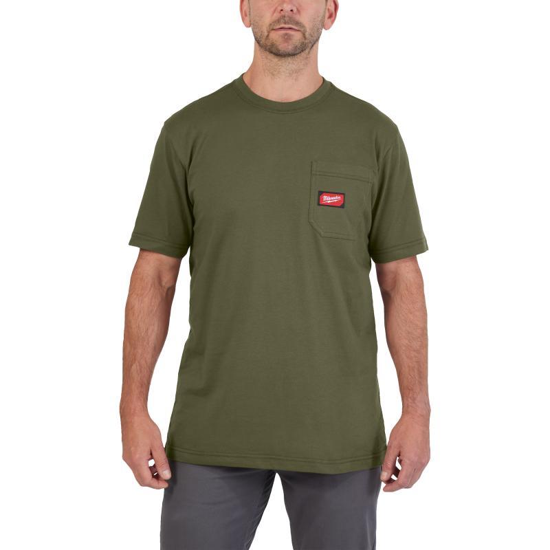 Maglietta Da Lavoro A Maniche Corte - Milwaukee — WTSSGN-XXL T-SHIRT MAN. COR. WORK VER.