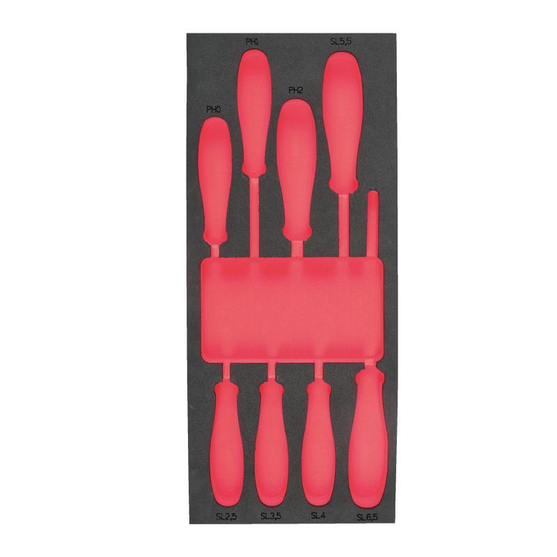 Moduli Morbidi Vuoti Per Carrelli - Milwaukee — MODULO VUOTO SET GIRAVITI ISOLATI 1000V
