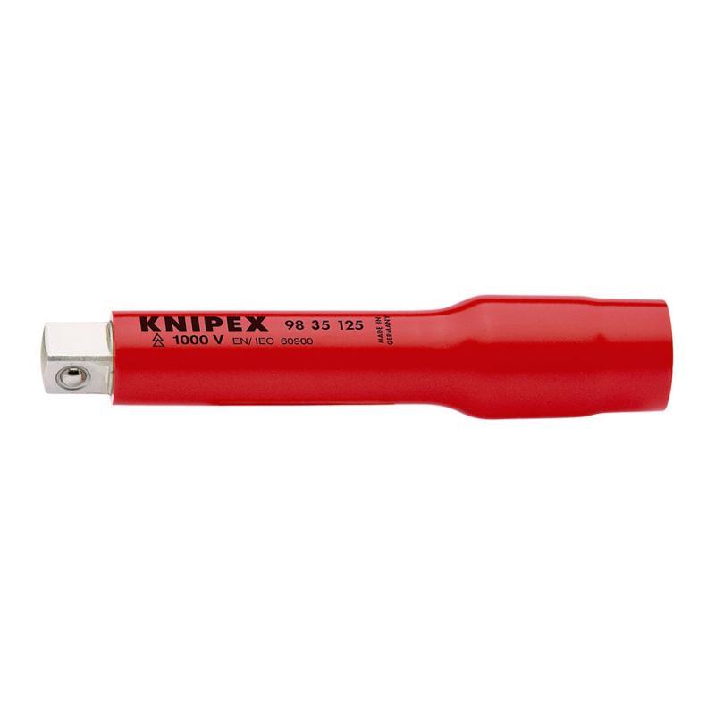 KNIPEX 98 35 125 Prolunga con attacco quadro interno/esterno 3/8" 125 mm