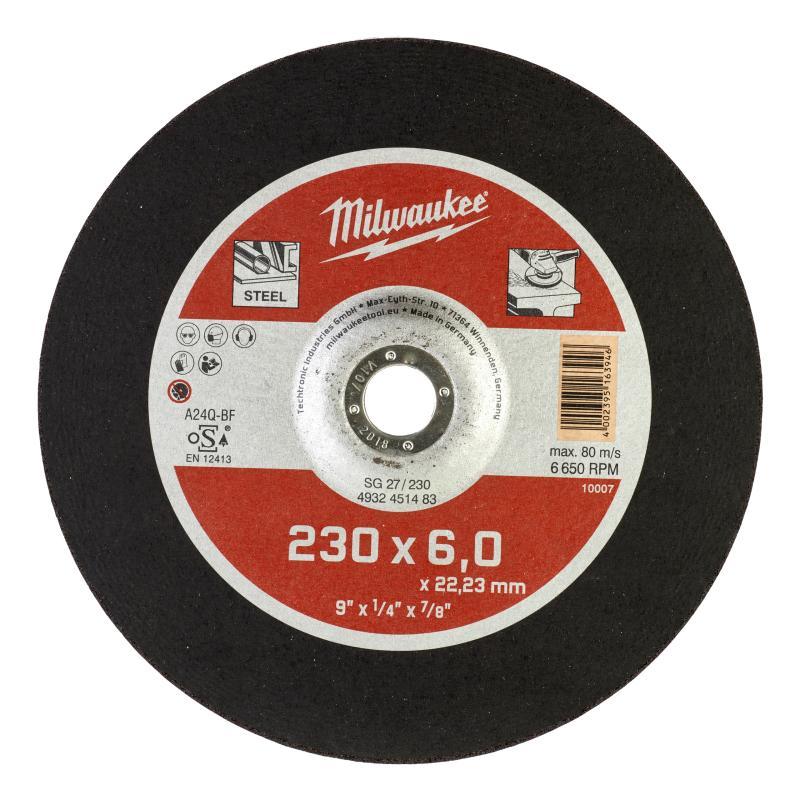 Dischi Da Sbavo Contractor - Milwaukee — MOLE DA SBAVO 230x6mm - CS
