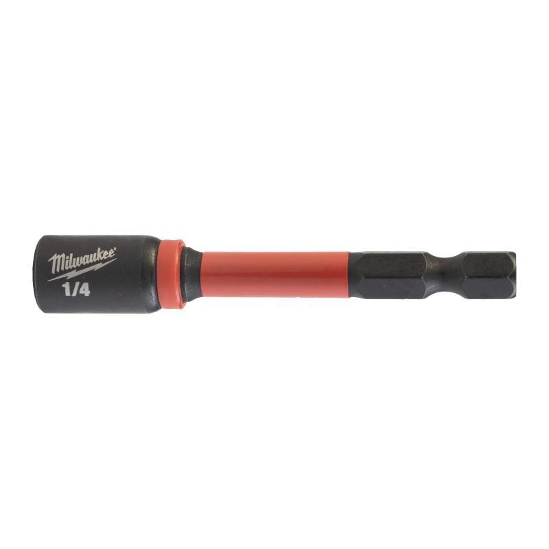 Bussole Magnetiche A Codolo Esagonale Shockwave - Milwaukee — BUSSOLE HEX 1/4 ATTACCO 1/4 - LUNG 65MM