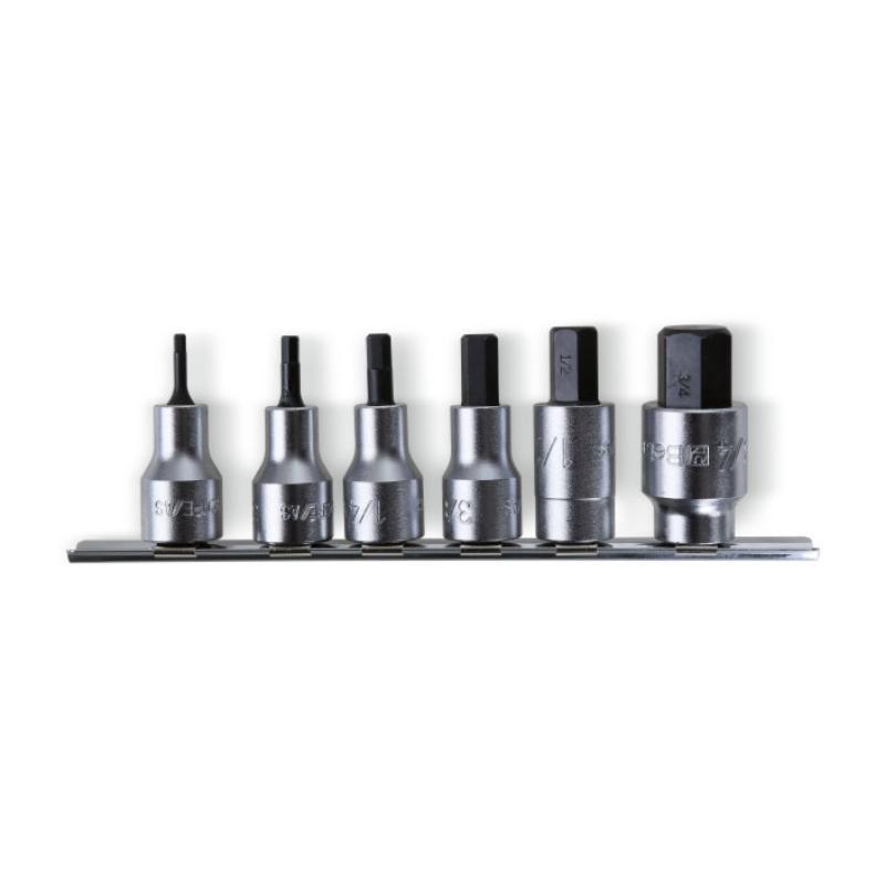 Serie Di Chiavi A Bussola A Mano Maschio Esagonale Con Attacco Quadro Femmina 1/2" Cromate 920PE-AS/SB6
Beta 009200469