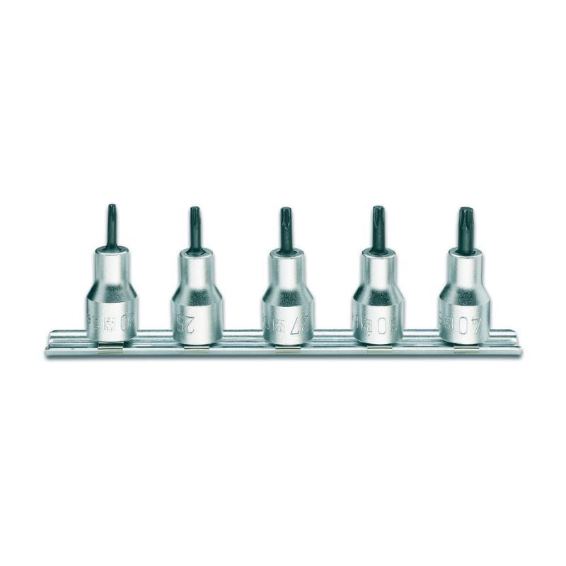 Serie Di 5 Chiavi A Bussola Maschio Per Viti Con Impronta Tamper Resistant Torx® (Art. 920Rtx) Su Supporto 920RTX/SB5 Beta 009200378