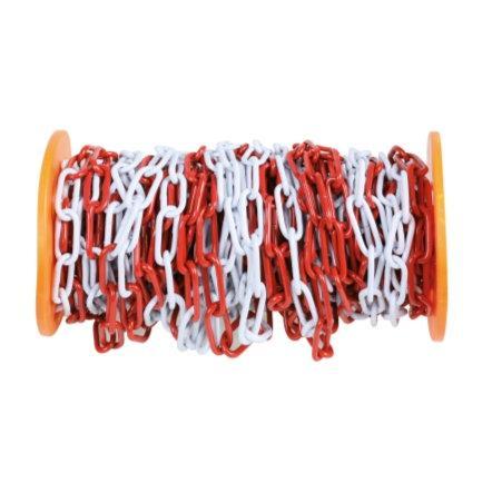 Catena Di Delimitazione In Metallo Zincata E Verniciata Bianca E Rossa 8129 5,0X30 Robur 081290050