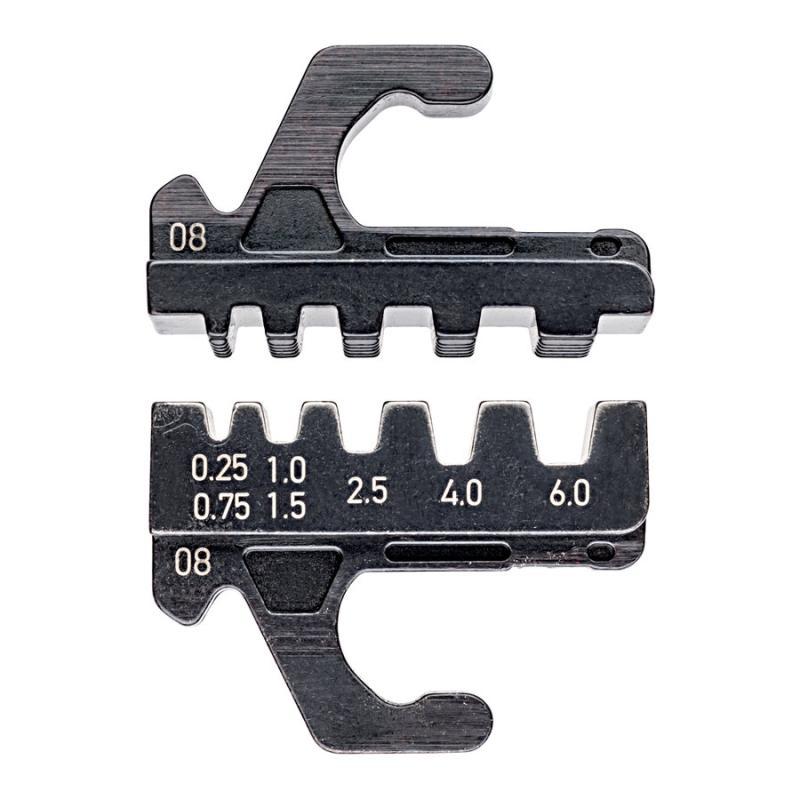 KNIPEX 97 39 08 Matrice di crimpaggio per terminali a bussola preisolati e non isolati 0.25 - 6 mm²