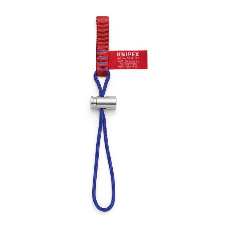 KNIPEX 00 50 11 T BK Adattatore a fettuccia 6kg Per la protezione anticaduta degli utensili 400 mm in blister