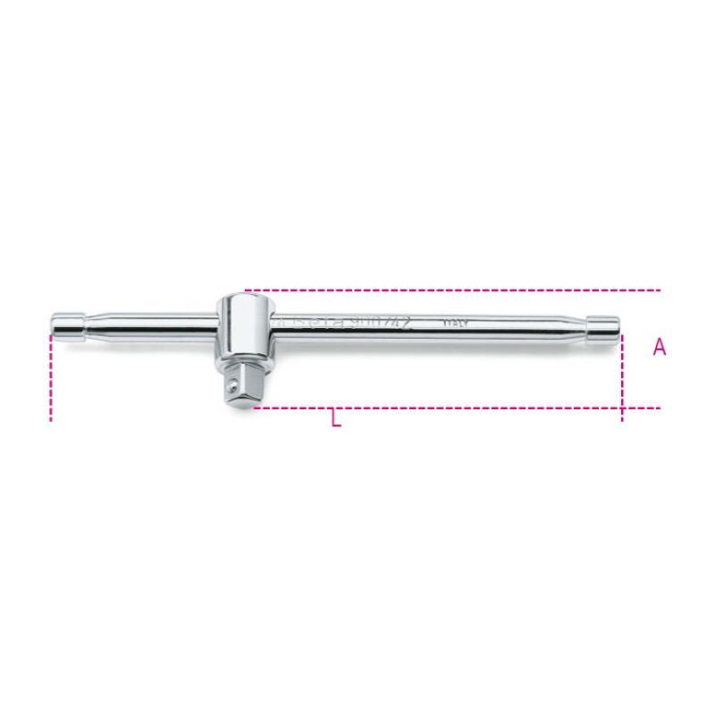 Quadro Maschio 1/4" Con Spina Scorrevole Cromato 900/42 Beta 009000854