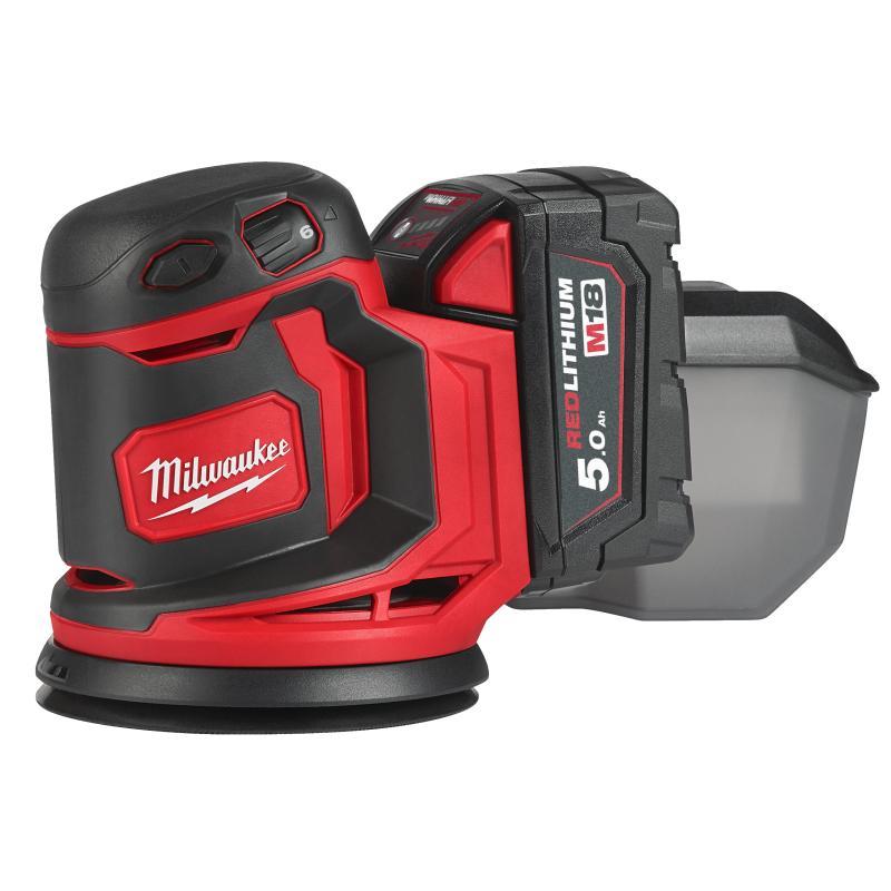 Levigatrice Rotorbitale 18 Volt 5,0Ah 125Mm - M18 Bos125-502B - Milwaukee 4933464229