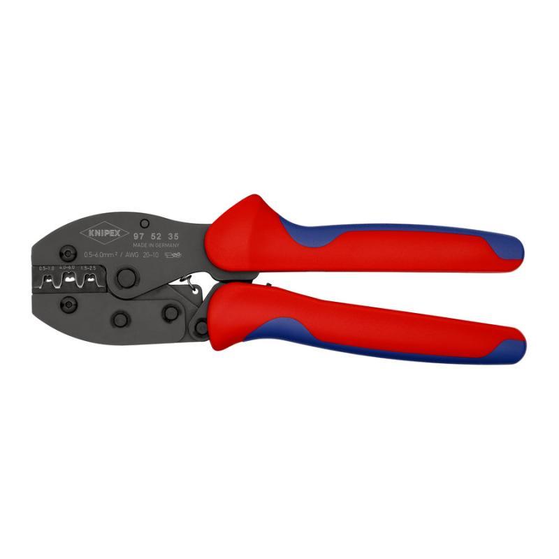 KNIPEX 97 52 35 PreciForce Pinza per capicorda con impugnature multicomponente brunita 220 mm