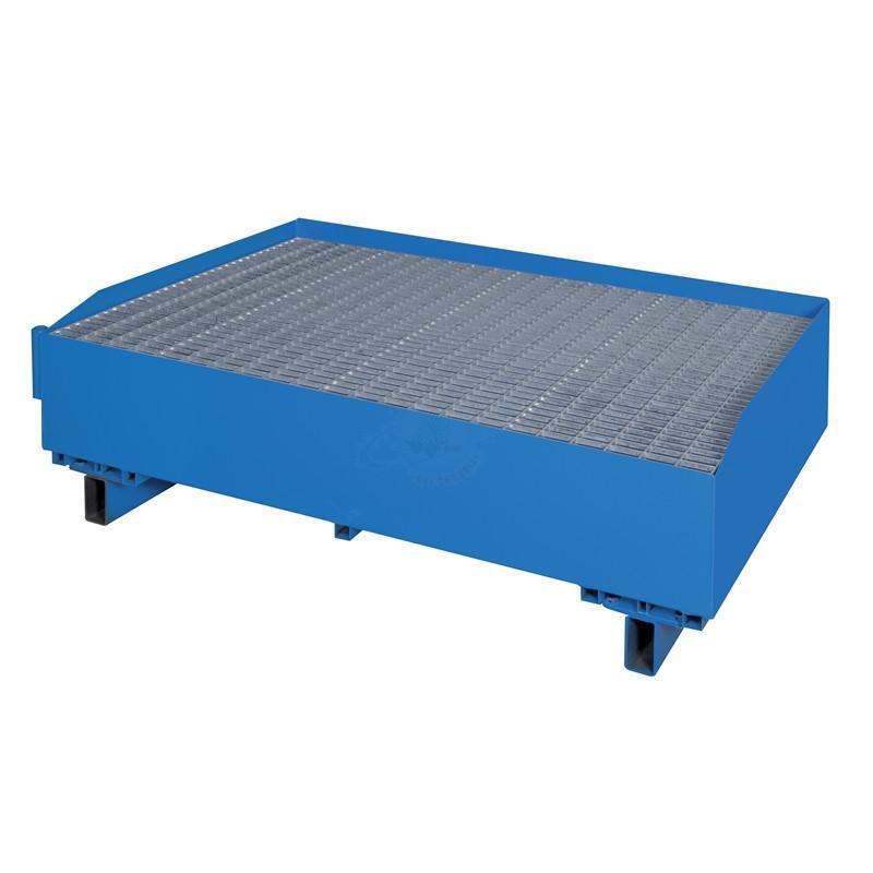 Vasca Raccolta Liquidi Inforcabile 1240x800x400mm 2 Fusti