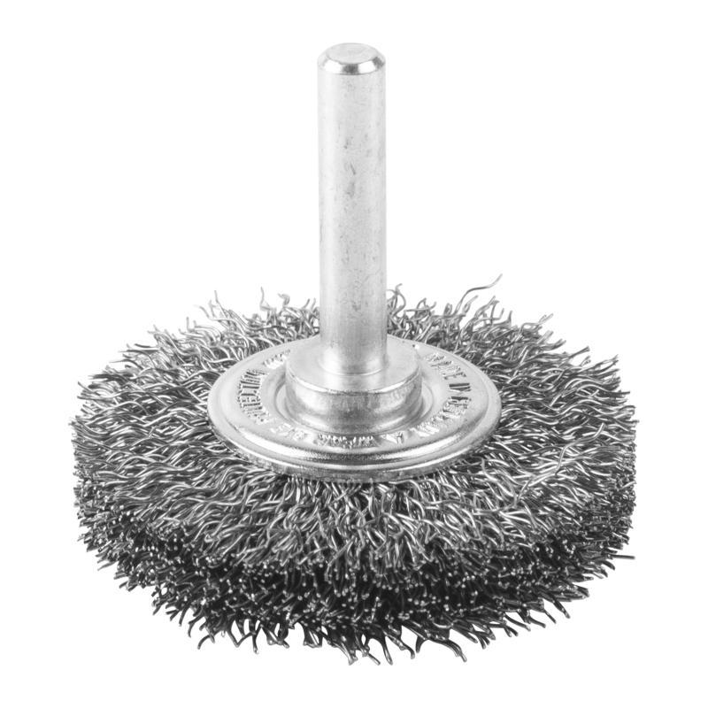 Spazzole Circolari Per Smerigliatrici Dritte Con Filo Ondulato - Milwaukee — SPAZ. CIRC DA 6MM 50X11MM ACC. INOX ONDUL. 0.3 MM - 3