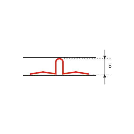 Guida A "t" Per Intonaco L=280cm 6 mm – Cf. 50pz