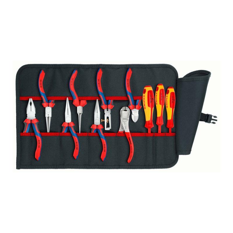 KNIPEX 00 19 41 Borsa portautensili avvolgibile 11 pezzi 290 mm