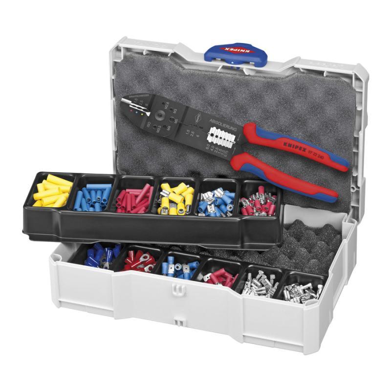 KNIPEX 97 90 25 Assortimento di capicorda per terminali 13 pezzi 265 mm