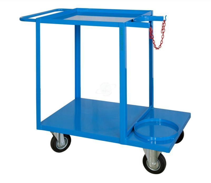 Carrello Saldatrice Con Porta Bombola Singolo Posteriore