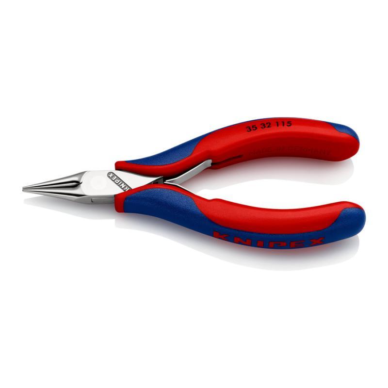 KNIPEX 35 32 115 Pinza speciale per elettronica con cerniera passante con impugnature multicomponente 115 mm