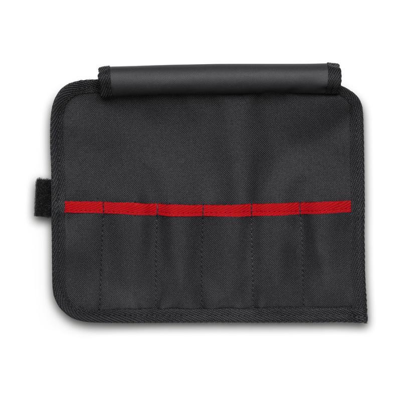 KNIPEX 00 19 92 V01 LE Borsa portautensili avvolgibile per pinzette isolati 5 scomparti 90 mm