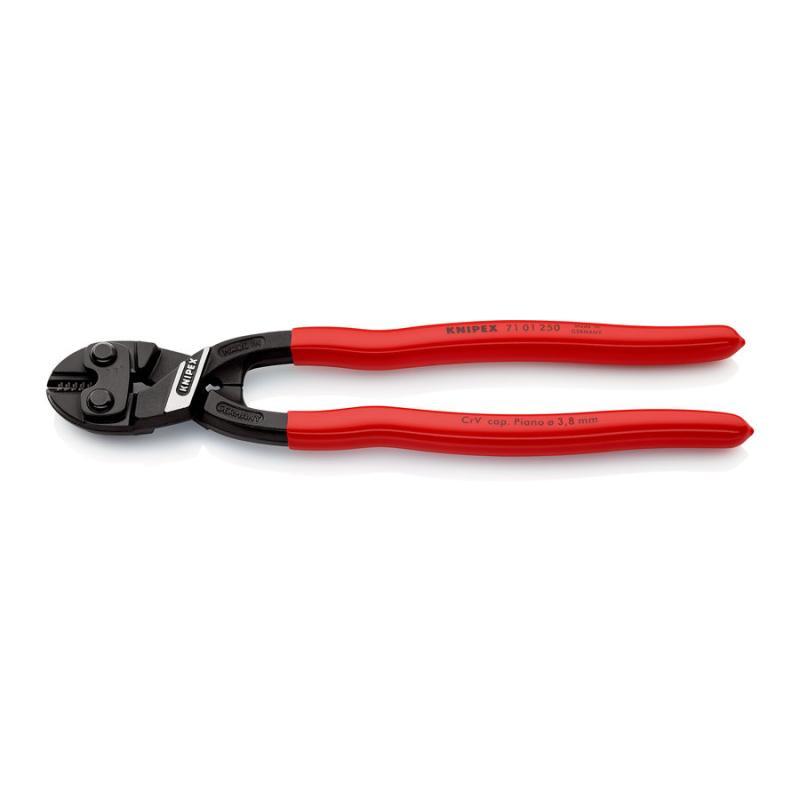 KNIPEX 71 01 250 CoBolt® XL Tronchese a doppia leva rivestiti in resina sintetica atramentata nera 250 mm