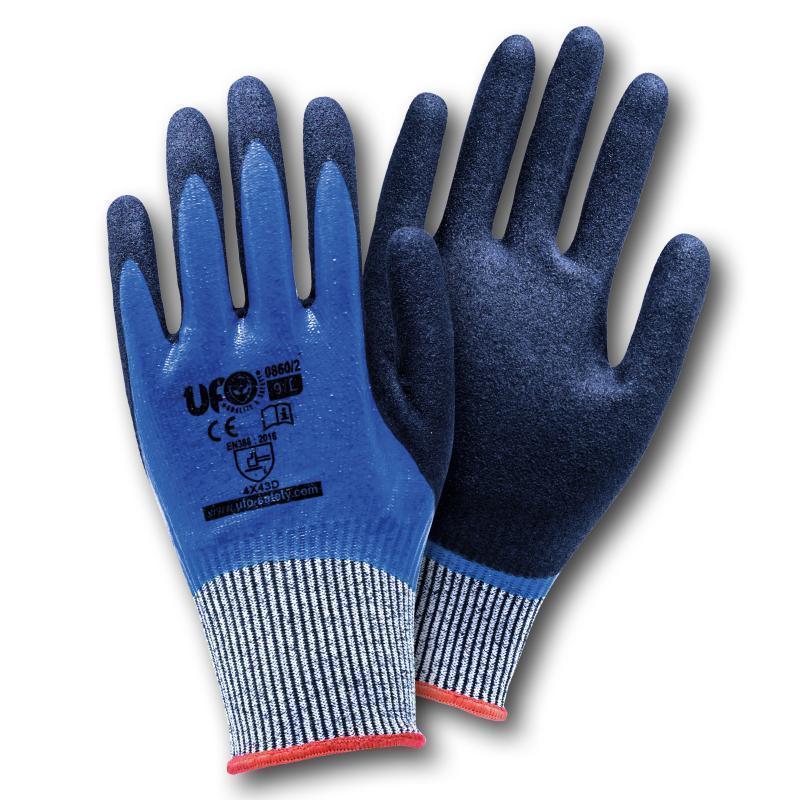 Guanto UFO Antitaglio Palmo Nitrile — 10