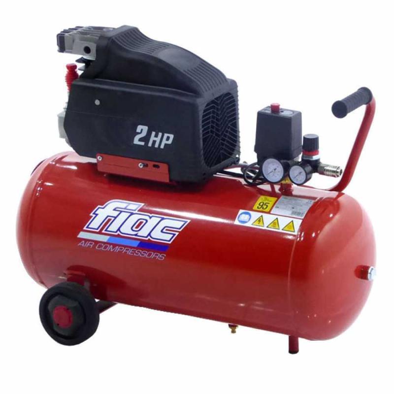 Compressore Aria Elettrico Coassiale Lubrificato Fiac Cosmos 255 Con Motore 2Hp 50lt 8bar