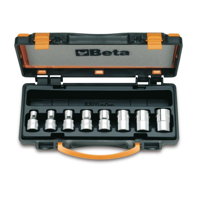 Serie Di 8 Chiavi A Bussola A Mano Per Viti Con Testa A Profilo Torx® (Art. 920Ftx) In Cassetta 920FTX/C8 Beta 009200391