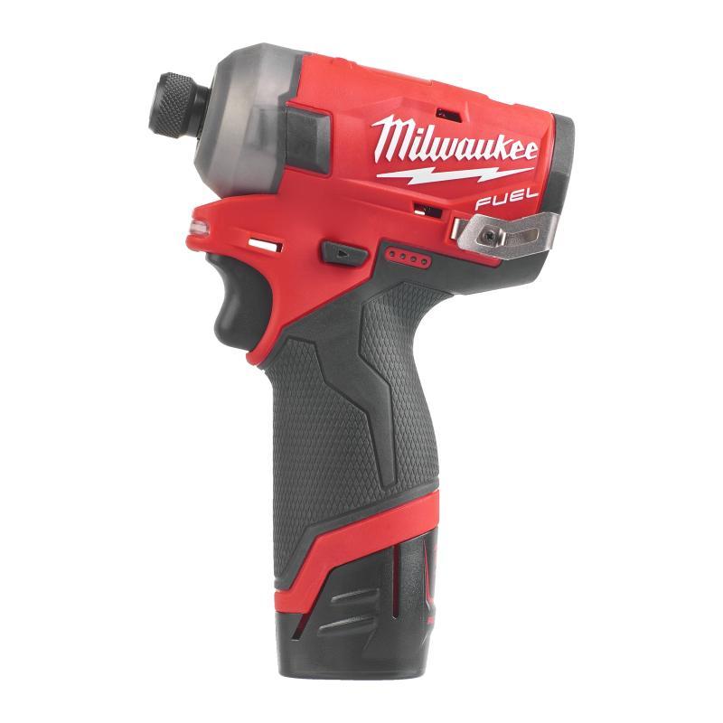 Avv. A Impulsi Compatto Silenzioso 12 Volt 1/4" 2,0Ah Tecnologia Fuel Valigetta Heavyduty - M12 Fqid-202X - Milwaukee 4933464973