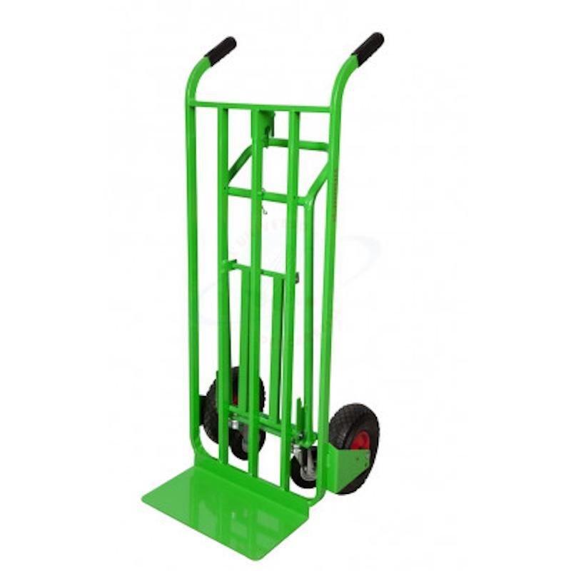 Carrello Trasformabile Con Ruote Pneumatiche - Su 2 Ruote Portata 300 Kg - Su 4 Ruote Portata 400 Kg