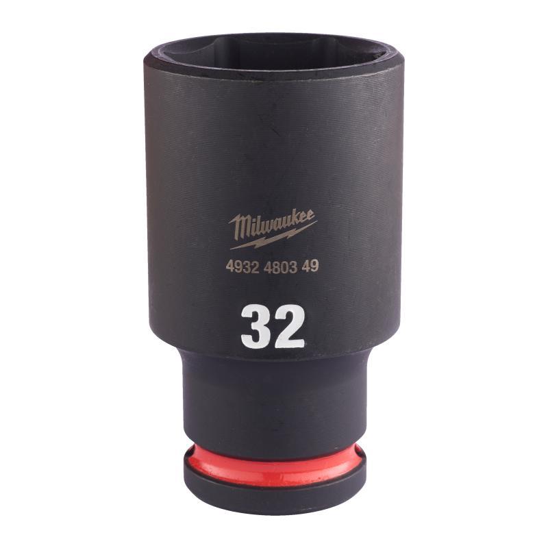 Shockwave Impact Duty Impact Sockets - Milwaukee — BUSSOLA A MACCHINA DA 1/2 32 mm - LUNGA