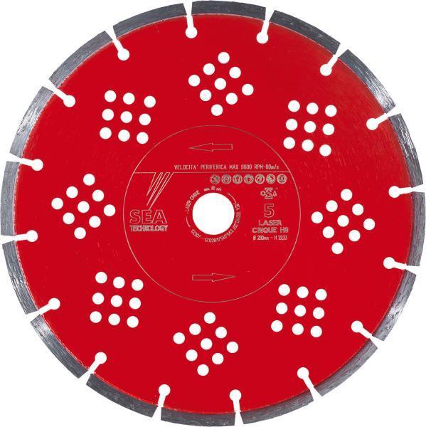 Disco Diamantato Universale Laser Cinque SEA TECHNOLOGY