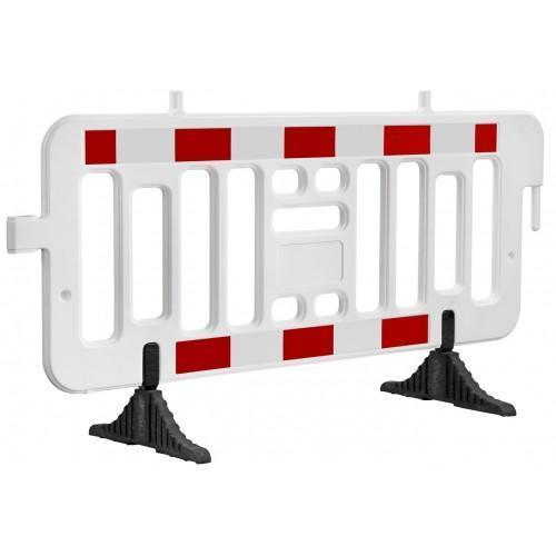 Transenna Mobile In Plastica "db Stark" Cm.207,50x110 Kg.14,5 Con Fascia Rifr. Cl.1 Monofacciale E Sistema Di aggancio Rapido